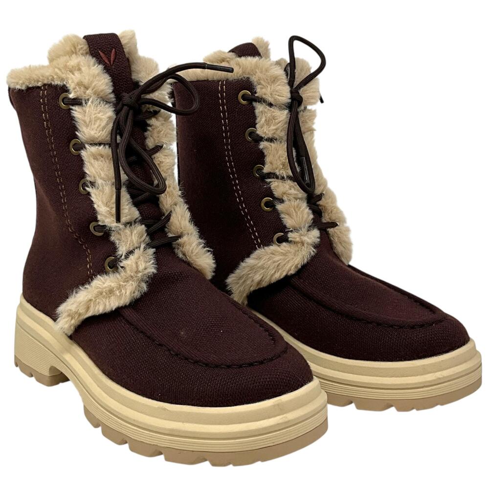 VIVAIA Faux Fur Water-Repellent Lightweight Warm Boots Terry Womens US 9 EUR 40